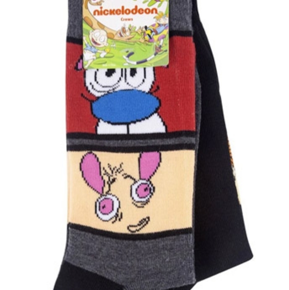 Nickelodeon Ren and Stempy/ Rugrats Sock Bundle - Picture 3 of 6